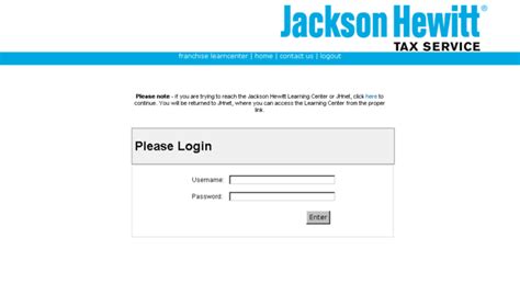 jackson hewitt employee log in.